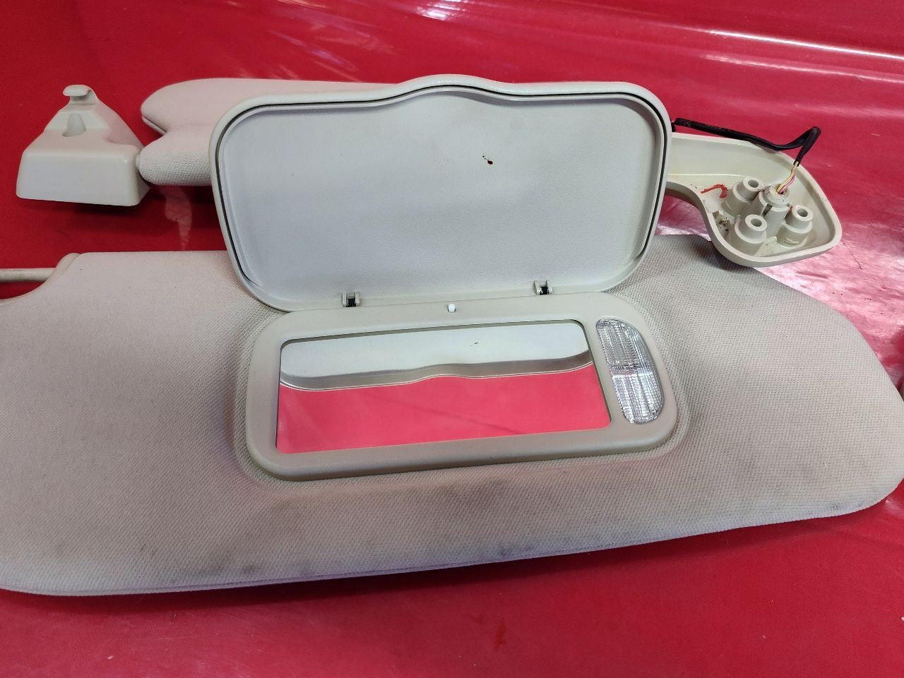 2005 2006 Lincoln Navigator Illuminated Sun Visor Set Power Sunroof Style