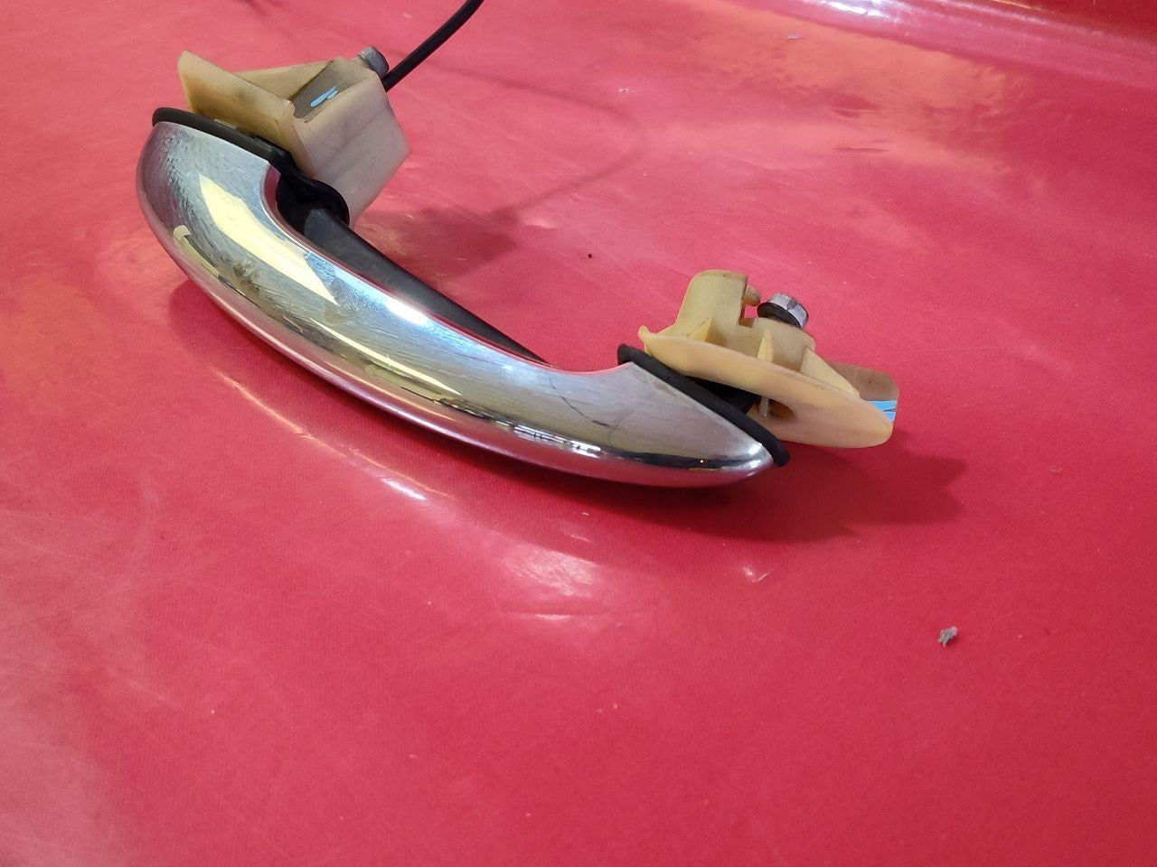 2002-2015 Mini Cooper FRONT RIGHT PASSENGER Exterior Door Handle Silver / Chrome