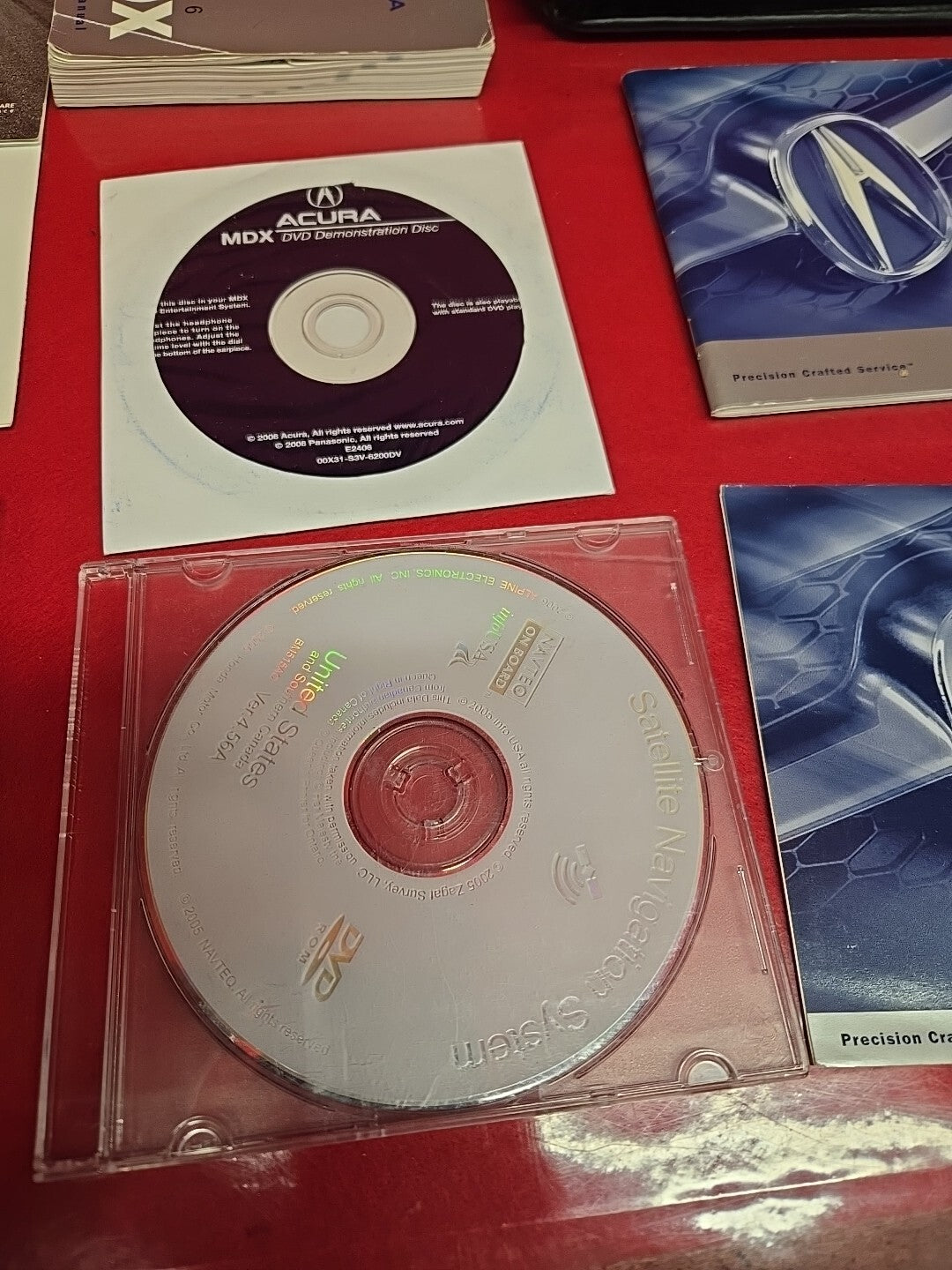 2006 Acura MDX Owner's / OnStar / Maintenace Manual W/ Navigation DVD 13pc. Set