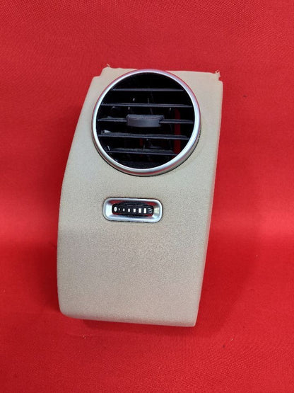 2010-2016 Land Rover LR4 Left Driver Dash Air Vent End Cap Nutmeg / Almond Beige