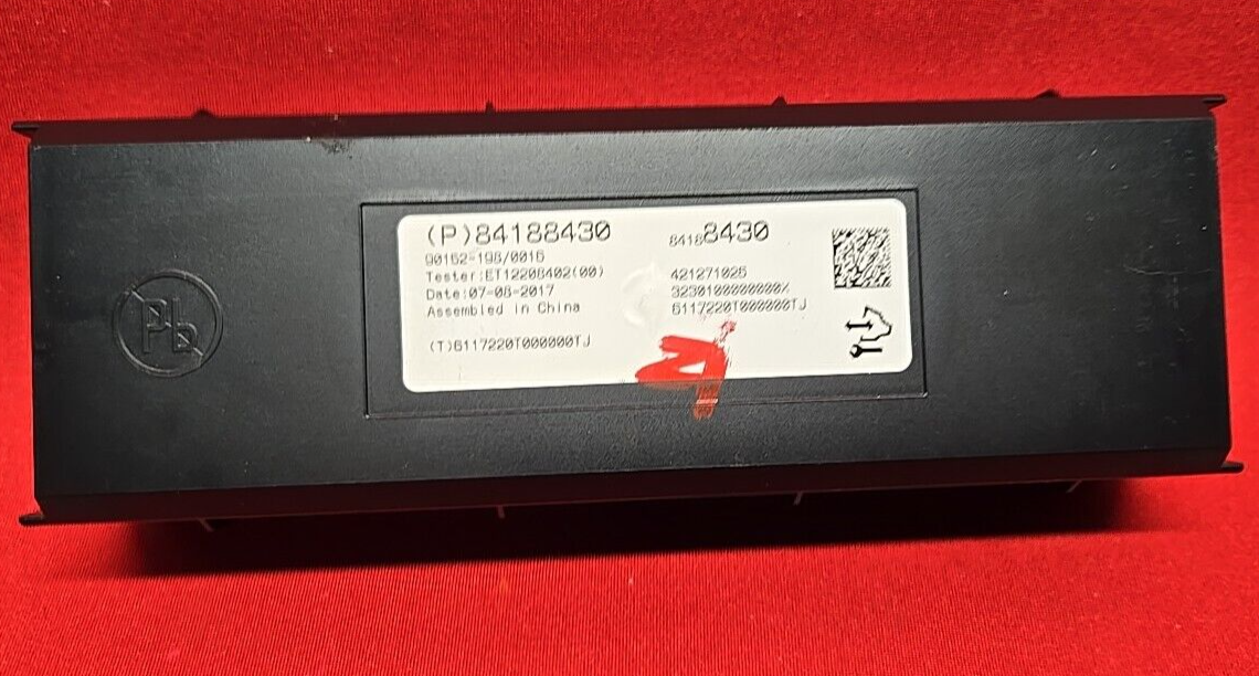 18 Buick Regal Sportback TourX Heating A/C HVAC Temperature Remote Module
