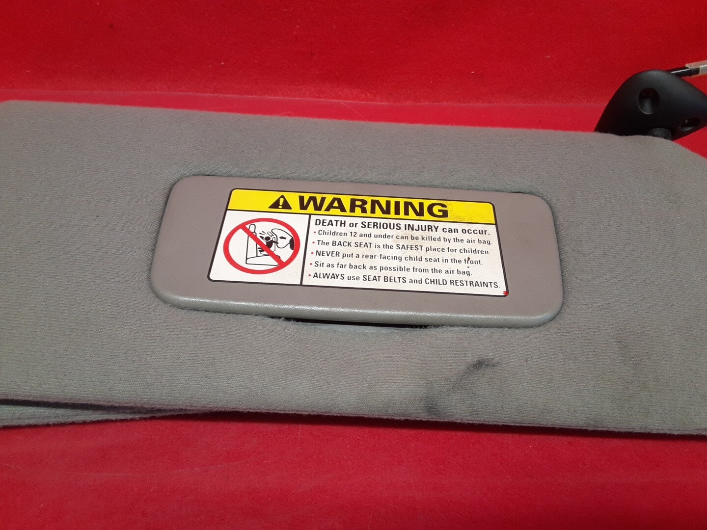 1995-2001 Ford Explorer LH / RH  /Driver / Passenger Sun Visor Set Gray
