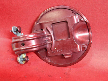 2005-2010 Jeep Grand Cherokee 07-11 Dodge Nitro Fuel Filler Door Lid PEM Red