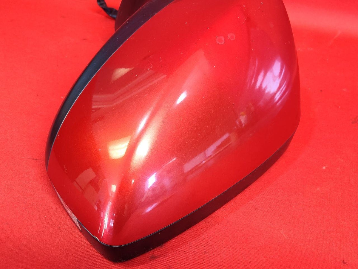 2014-2016 Mazda3 LEFT DRIVER Door Mirror Heated Blind Turn JAPAN 41V Soul Red