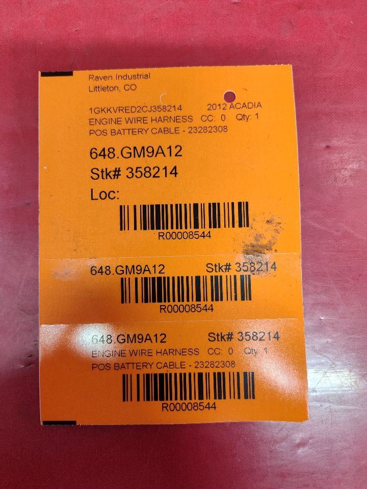 2009-2017 GMC Chevy Buick Positive Battery Cable Starter to Junction Block