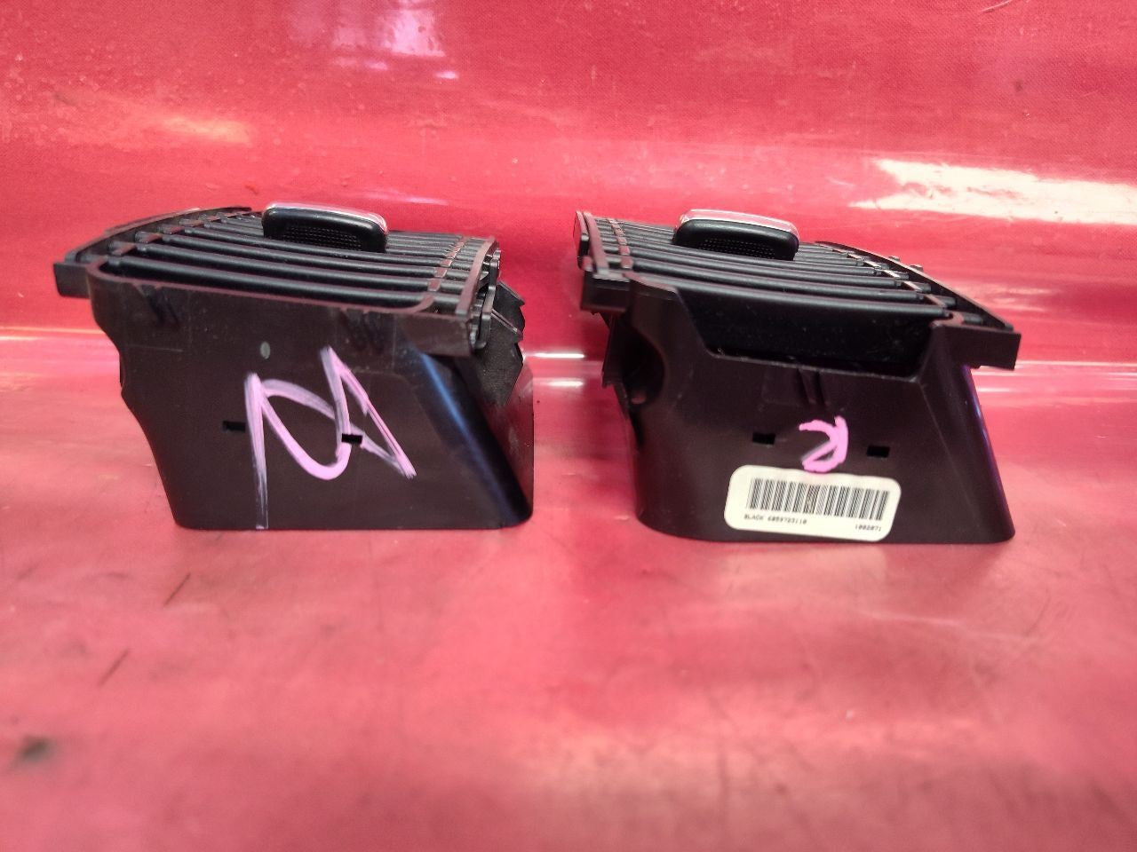 2008-2010 Jeep Grand Cherokee Left Right Outer Dash Air Vent Register SET Black