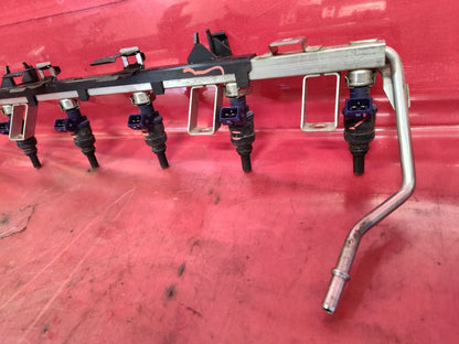 2001-2006 BMW 3.0L L6 Z/X/3/5 Fuel Ramp Rail Bracket Injectors Full Set - 127k