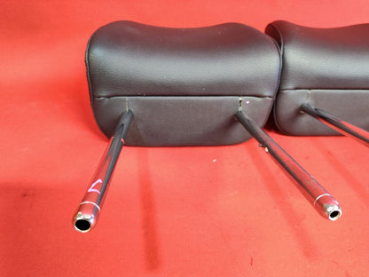 2010 2011 VW Tiguan 09-11 Eos FRONT Left Right Seat Headrest Set Leatherette Blk
