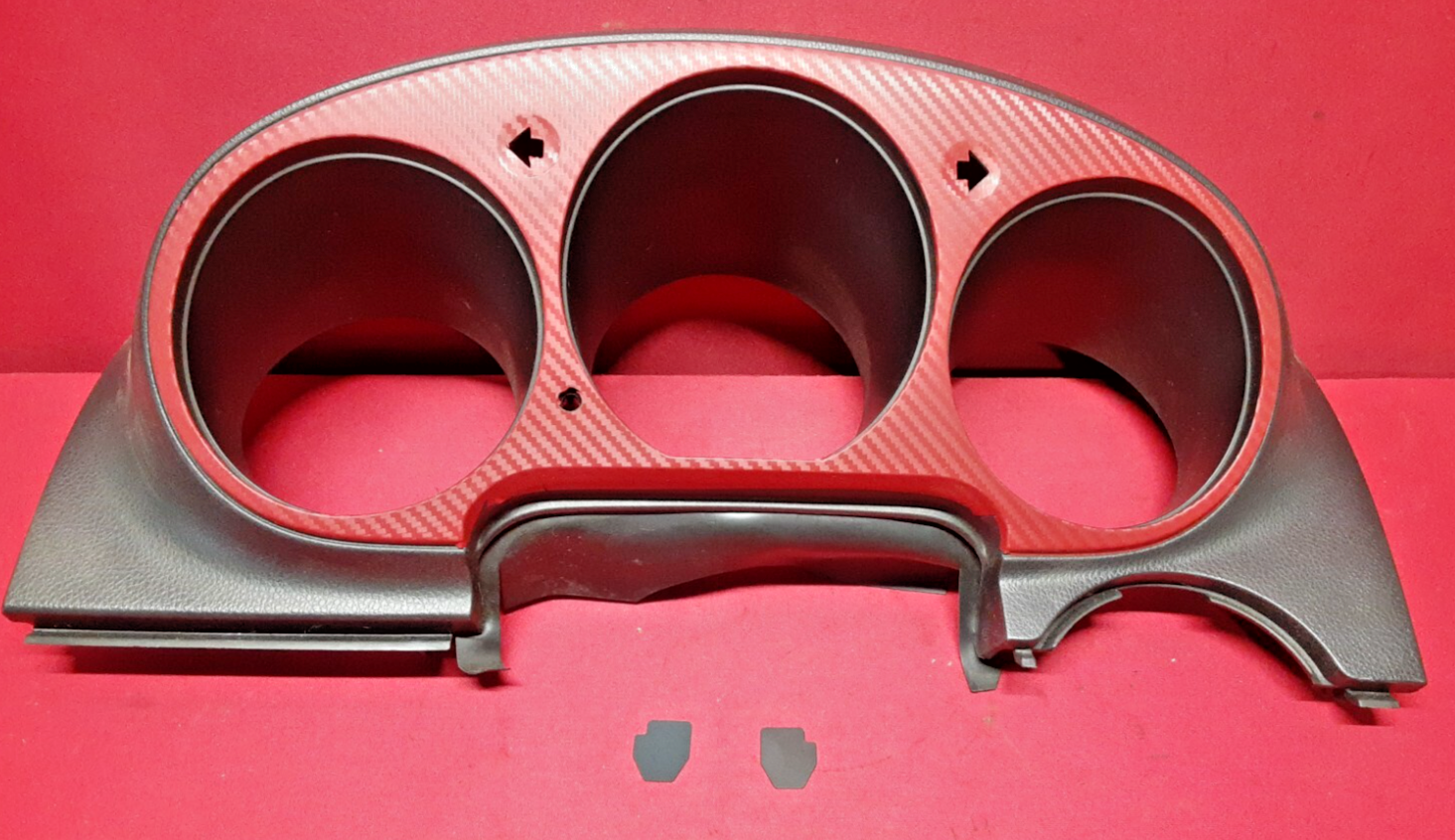 2002 Nissan Altima Speedometer Cluster Dash Trim Bezel RED CARBON 68240-8J001