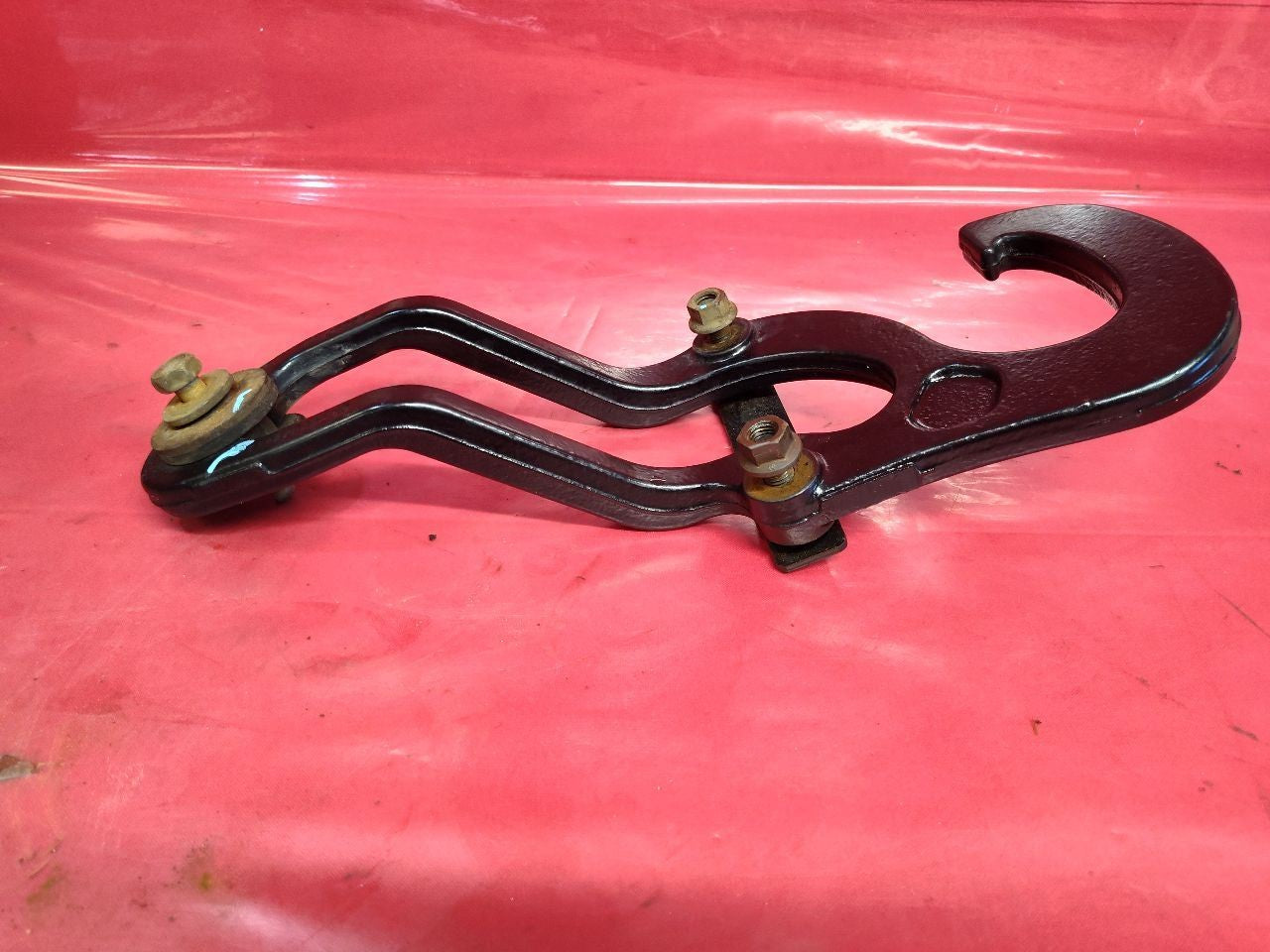 2009-2024 Dodge Ram 1500 Front Bumper Recovery Tow Hook Left Right Set Black 