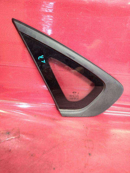 2019-2024 Kia Forte LEFT DRIVER REAR Quarter Panel Vent Glass Black Trim 68k