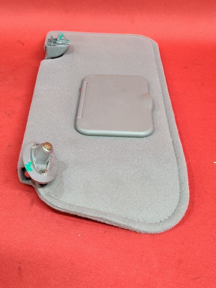 2001-2004 Mazda Tribute FRONT LEFT DRIVER Sun Visor Shade Graphite Grey Cloth