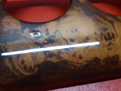2000- 2005 Jaguar XK8 Front Center Dash Gauge Trim Panel Wood Maple GJD6927BB