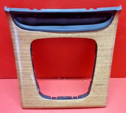 2003-2006 Volvo XC90 Console Shifter Bezel Trim Plate Wood Grain 8660359