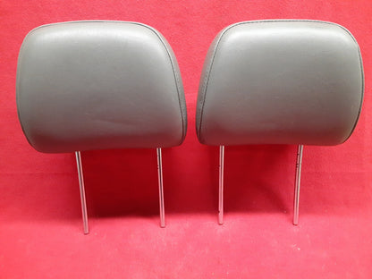 2005 2006 2007 Jeep Grand Cherokee FRONT Leather Medium Slate Gray Headrest SET