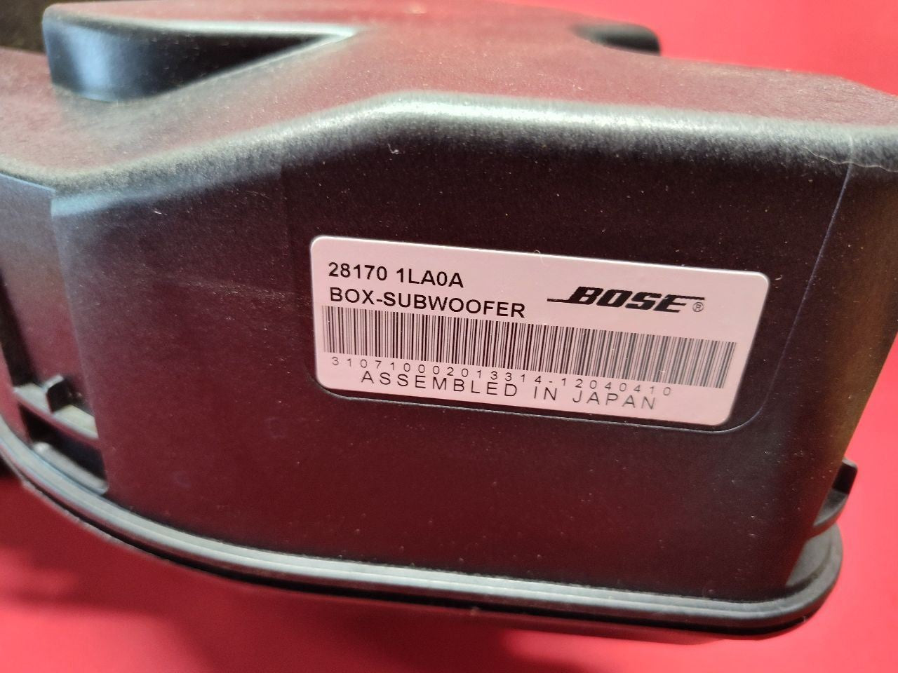 2011-2020 Infiniti 2017-2024 Nissan Premium Sound BOSE Subwoofer Speaker Box