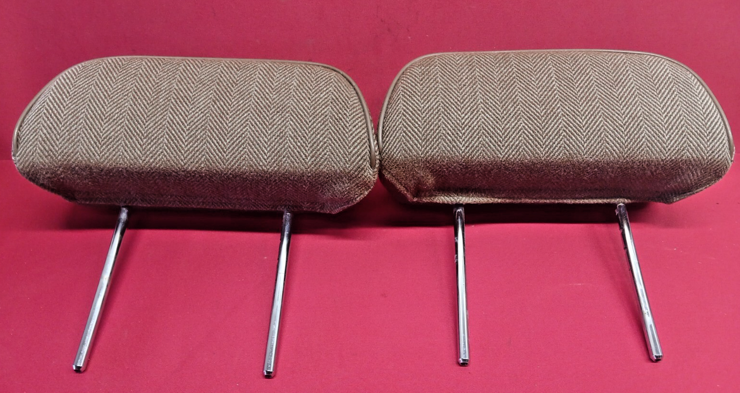 1987 1988 1989 - Toyota Celica 2 Door - Front Seat Headrests - Brown - OEM