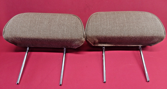 1987 1988 1989 - Toyota Celica 2 Door - Front Seat Headrests - Brown - OEM