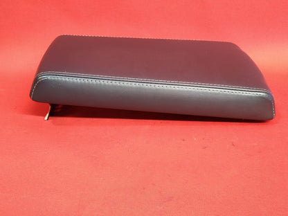2009-2012 Jeep Liberty Center Console Arm Rest Lid Leather w/ WHITE STITCHING