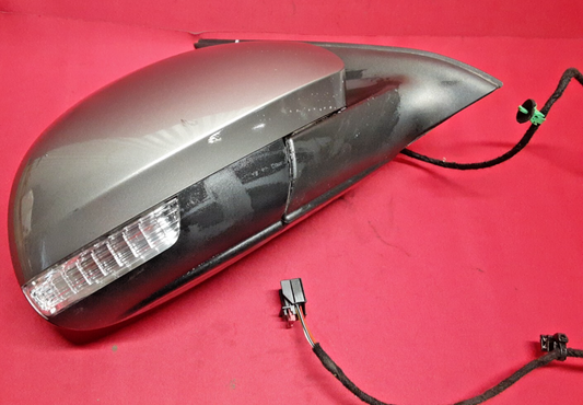 2009 - 2018 VW Tiguan RIGHT PASSENGER Door Wing Mirror D7S: Alpine Gray Metallic