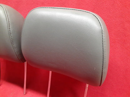 2005 2006 2007 Jeep Grand Cherokee FRONT Leather Medium Slate Gray Headrest SET