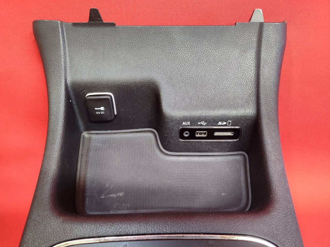 2016 2017 Dodge Durango Center Console Shifter Cup Holder Aux USB 12v Bezel Trim