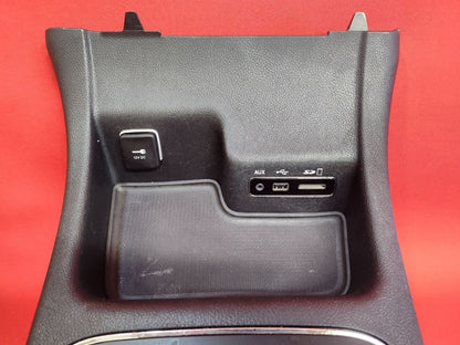 2016 2017 Dodge Durango Center Console Shifter Cup Holder Aux USB 12v Bezel Trim