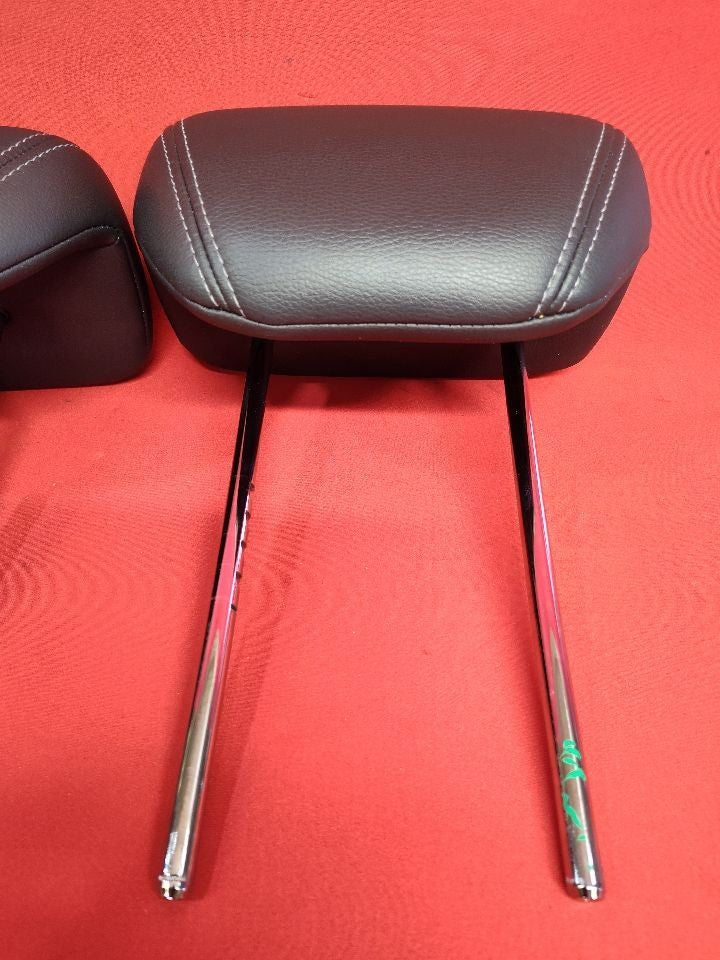 2008-2014 Subaru Tribeca REAR 2nd Second Row Headrest Set Black Leather
