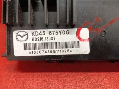 2014 - 2016 Mazda 3 Rear Body BCM Relay Controller Module KD45-67-5Y0G