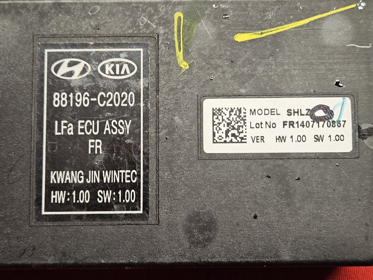 2015-2017 Hyundai Sonata FRONT RIGHT PASSENGER Heated Seat Control Module