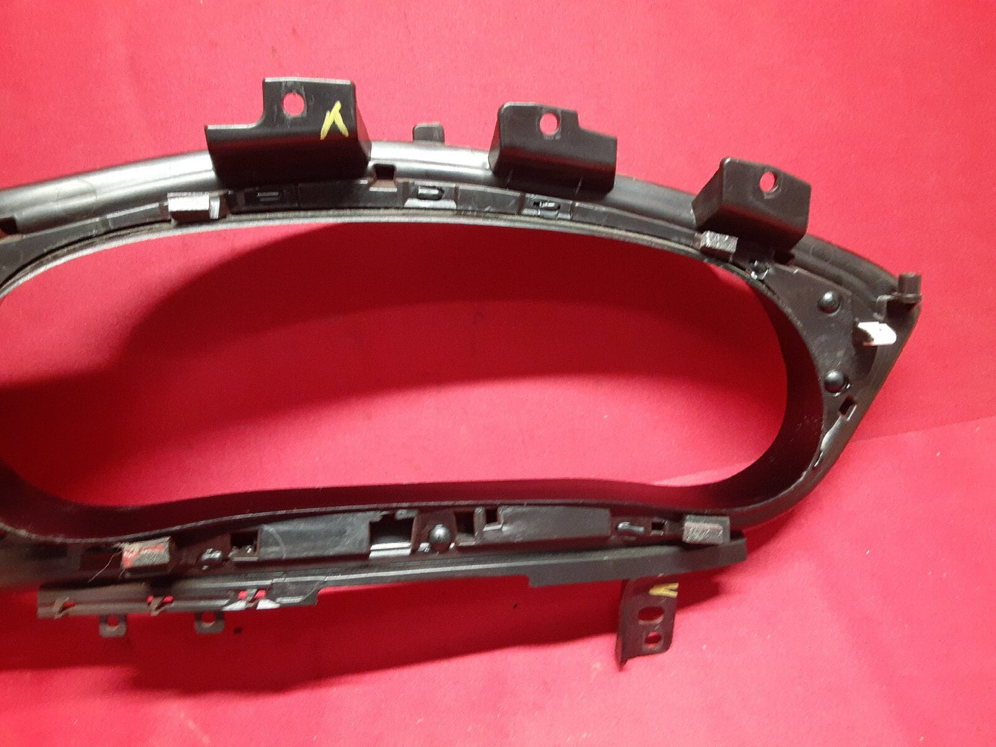 2013 - 2016 Dodge Dart Speedometer Instrument Dash Radio Bezel w/ Red 1ZV22LR5AB