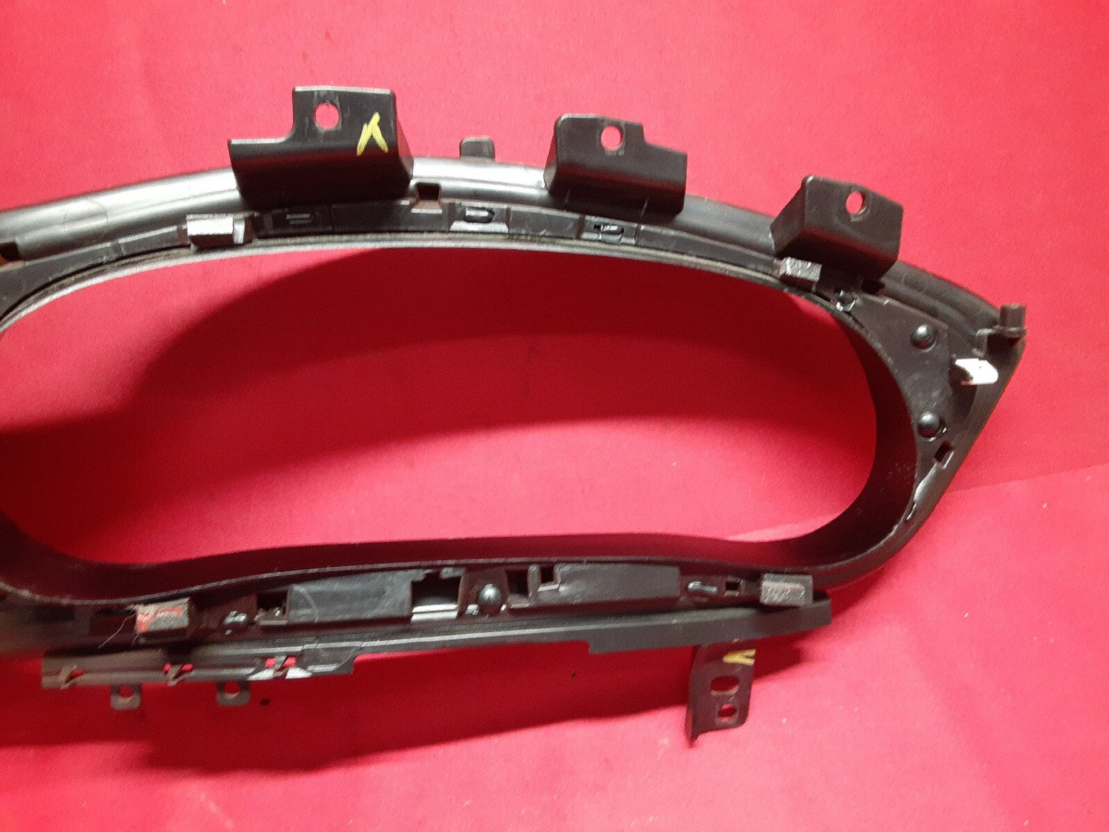 2013 - 2016 Dodge Dart Speedometer Instrument Dash Radio Bezel w/ Red 1ZV22LR5AB