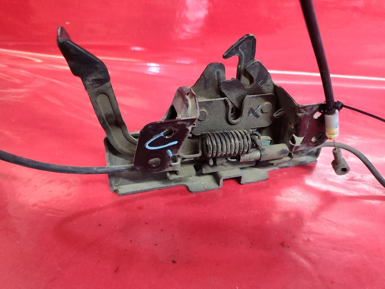 2015-2017 Hyundai Sonata Hood Latch Lock Actuator w/ Release Cable Set