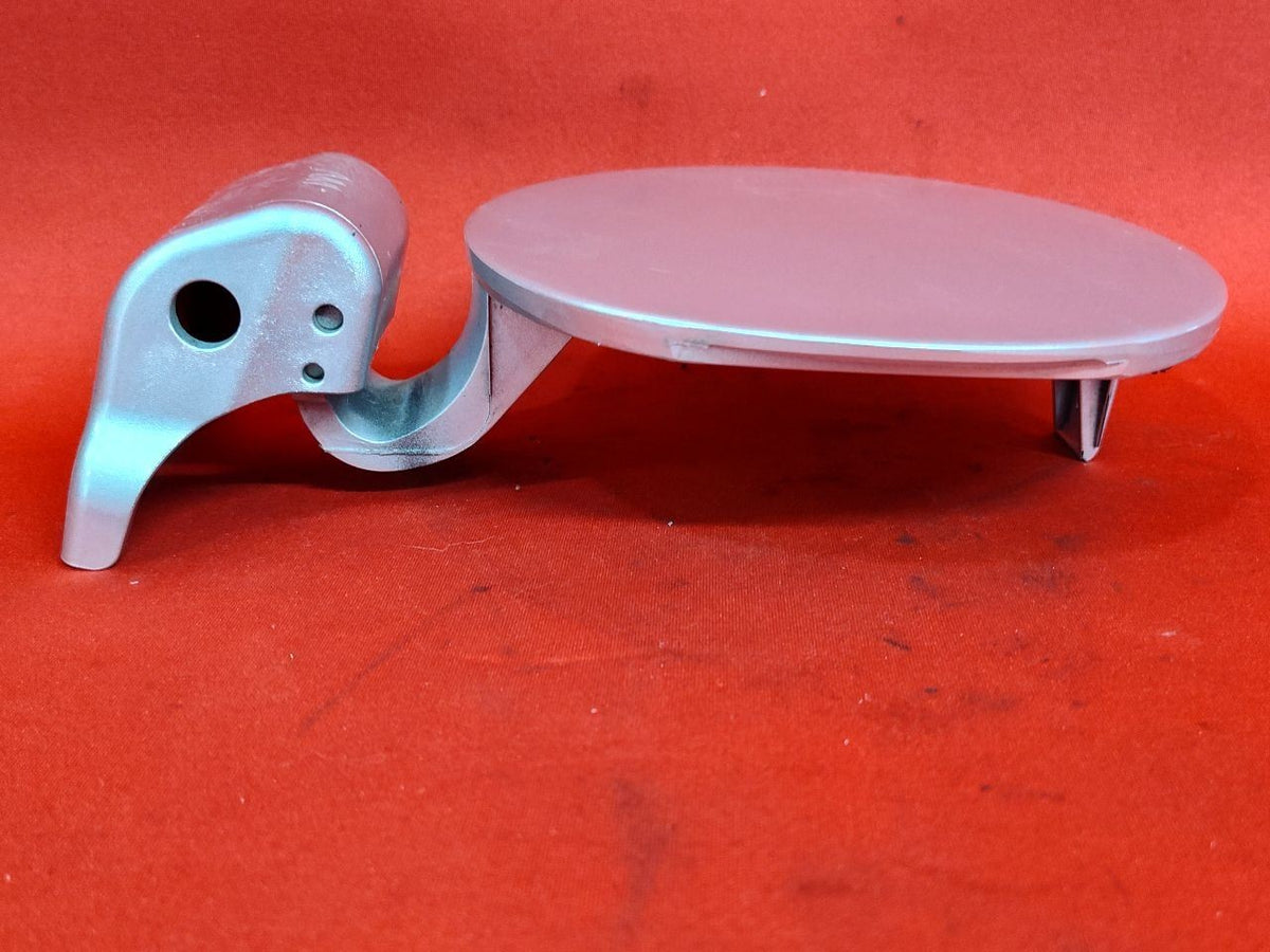 2010-2013 Kia Soul Fuel Filler Door Lid 3D Bright Silver Metallic - Grade A