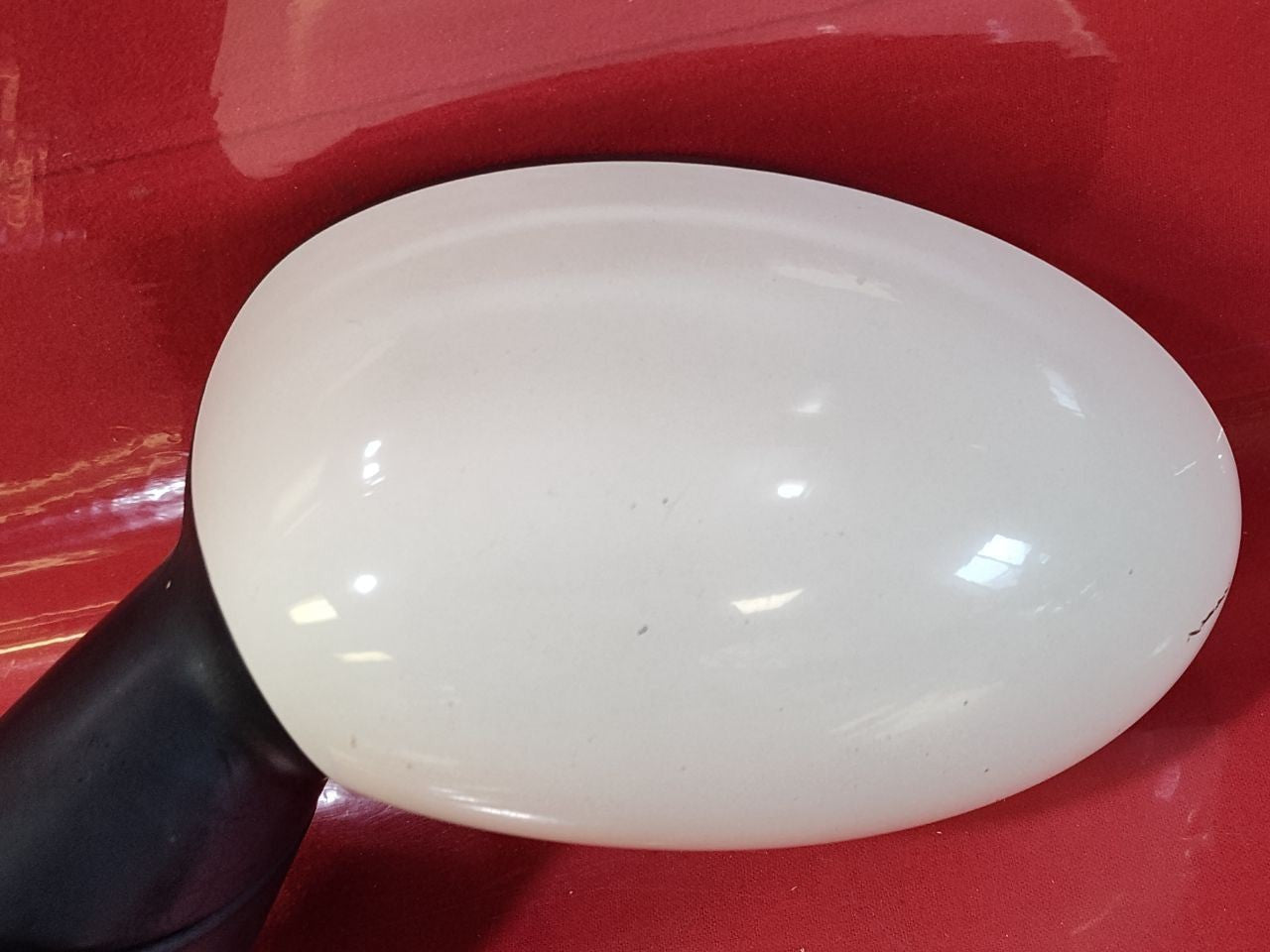 2002-2008 Mini Cooper Base/S Coupe LEFT DRIVER Door Mirror Base White