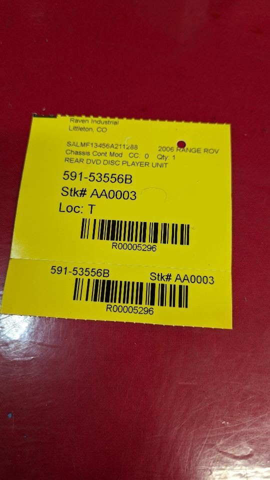 2005-2009 Land Rover / Range Rover GPS Navigation DVD Disc Control Unit