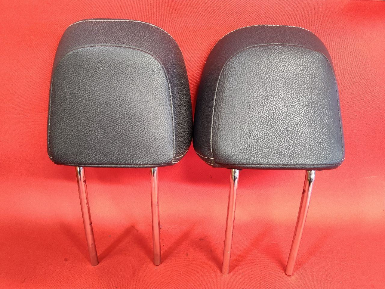 2012-2016 Subaru Crosstrek / Impreza FRONT Seat Headrest Black Leather SET