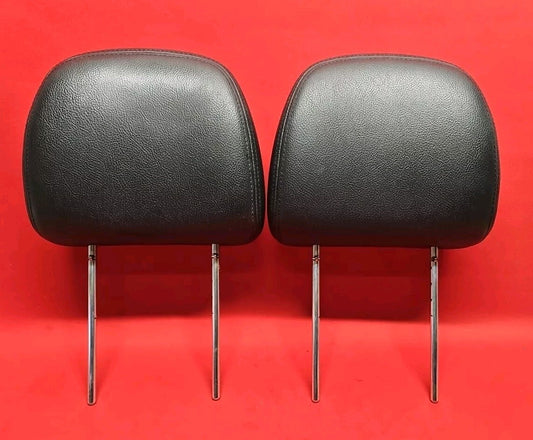 2005 2006 2007 Ford Escape FRONT Seat Headrests Black Ebony Leather SET
