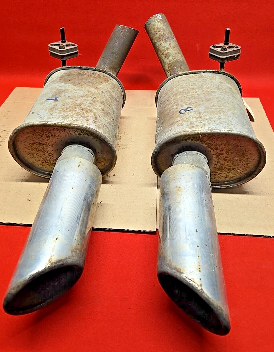 2010 - 2013 Range Rover Sport 5.0L V8 SUPERCHARGED Exhaust Muffler PAIR