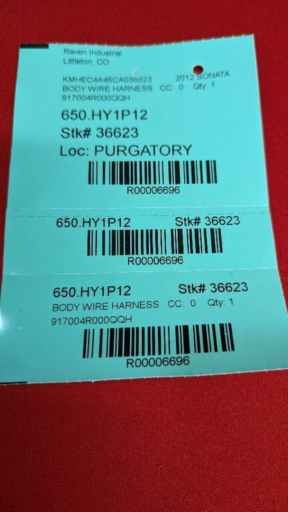 2011-2015 Hyundai Sonata Hybrid Wiring Harness Extension 91700-4R000-QQH