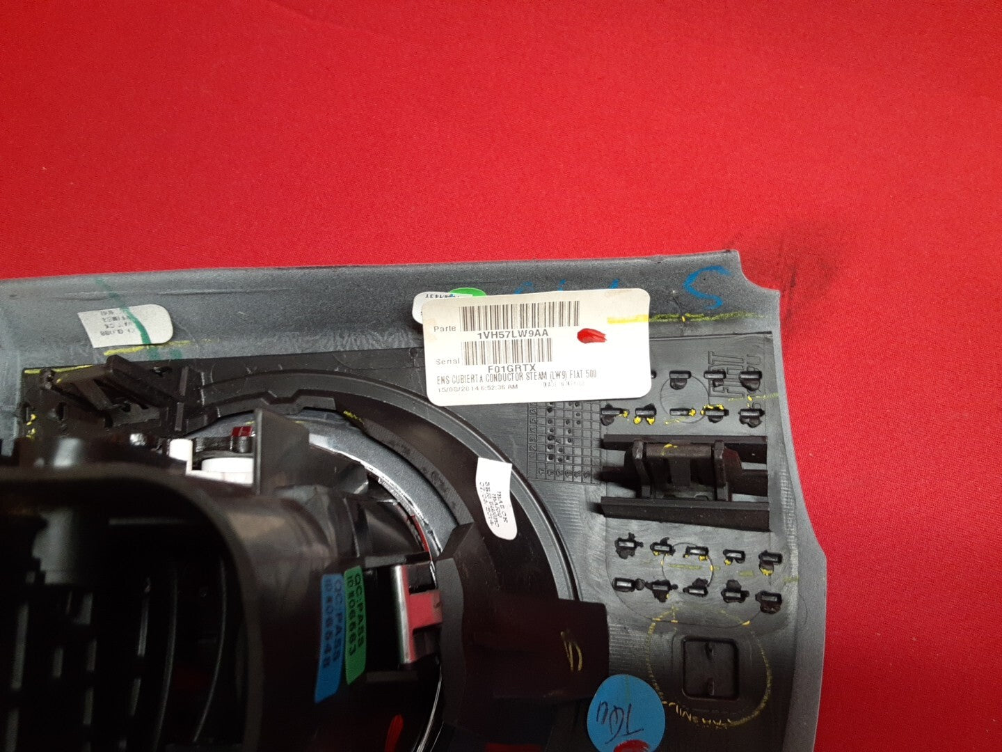 2013-2019 Fiat 500e Instrument Panel Trim Bezel White 1VH561W9AB