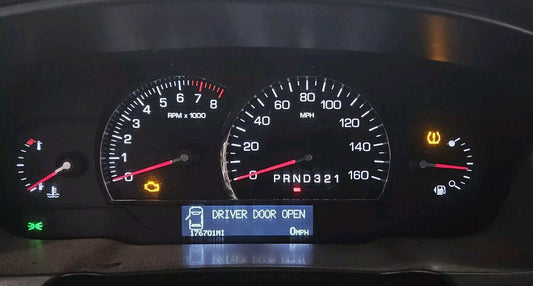 2008 Cadillac DTS Speedometer Instrument Cluster MPH 15930304 / 25964071