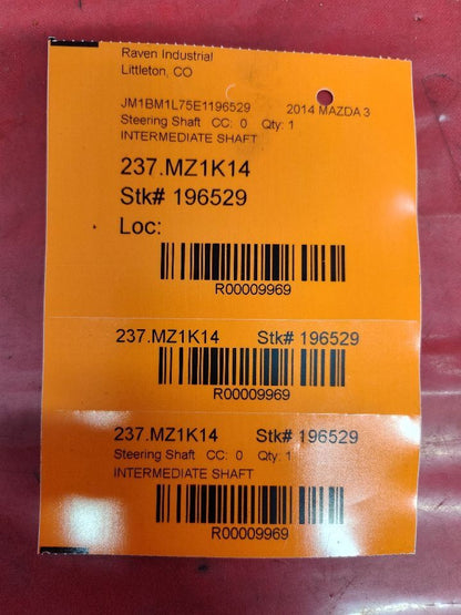 2014-2018 Mazda 3 / 18-21 Mazda 6 Intermediate Steering Shaft - BHN1-32-AB0A