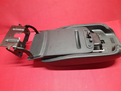 2013 2014 Dodge Dart Center Console Armrest Lid Leather White Stitch w/ SLIDE