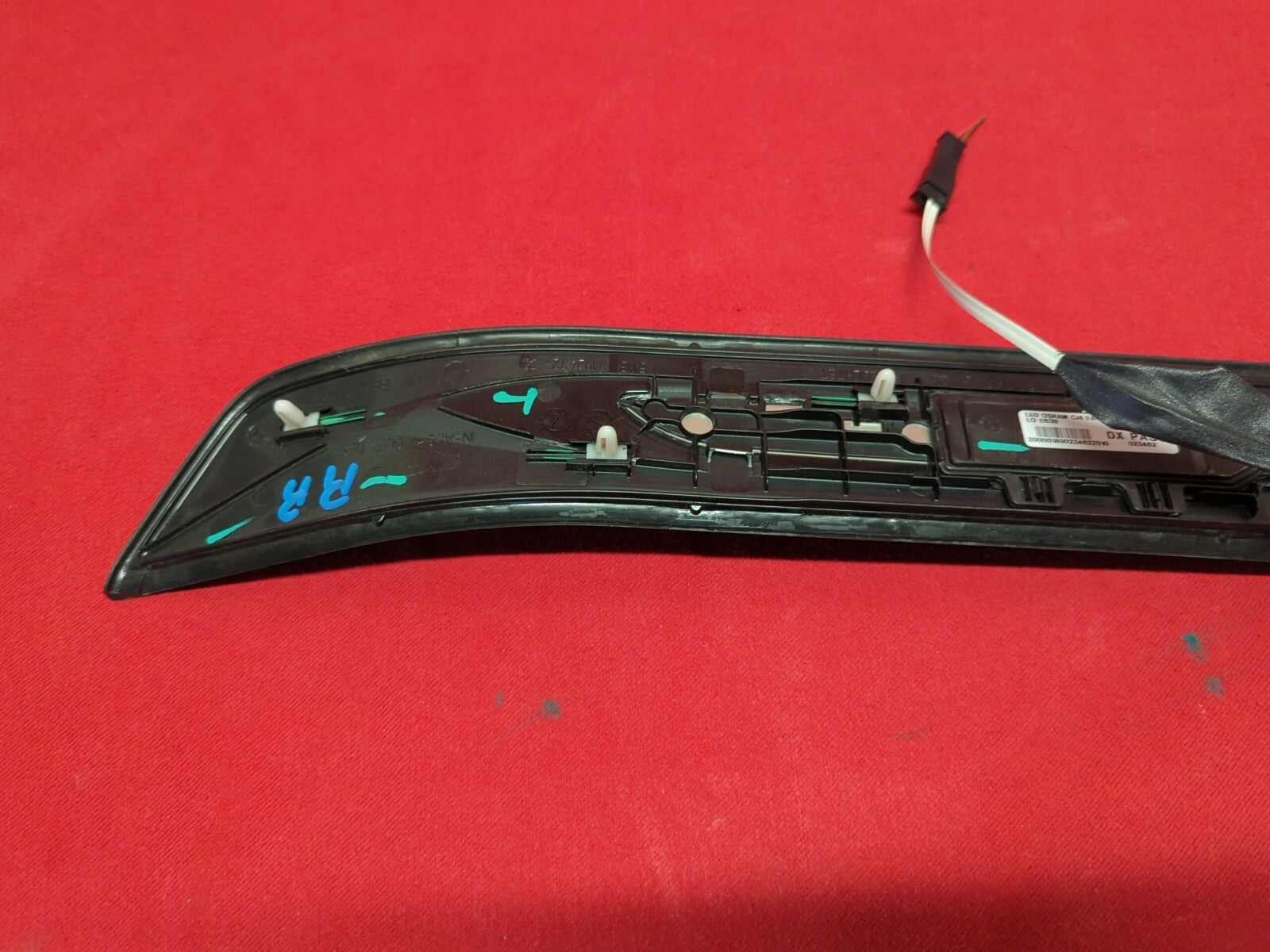 2010 - 2016 BMW 535i / 550i GT Passenger Rear Door Sill Scuff Plate - LIGHTED