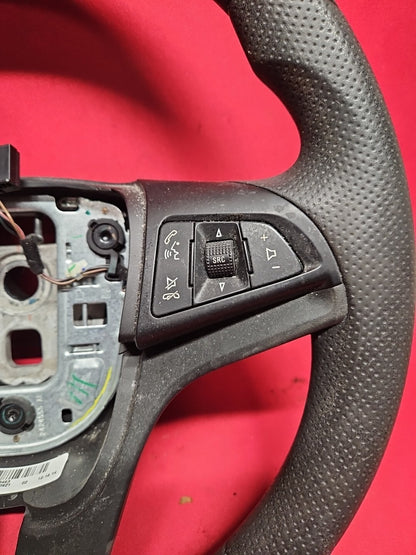 2011 - 2016 Chevy Chevrolet Cruze Steering Wheel Black w/ Cruise 95227512
