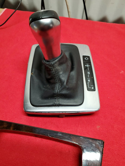 2012 2013 2014 Mercedes Leather Boot Shift Knob & Trim Bezel Wood Grain