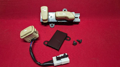 2011-2015 Infiniti QX56 QX80 Right Passenger Lumbar Seat Switch Set Beige