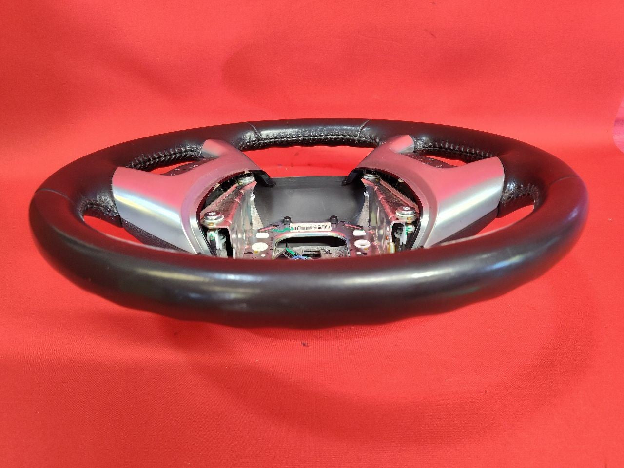 2013-2017 Chevy Chevrolet Traverse Steering Wheel w/ Switches Black Leather