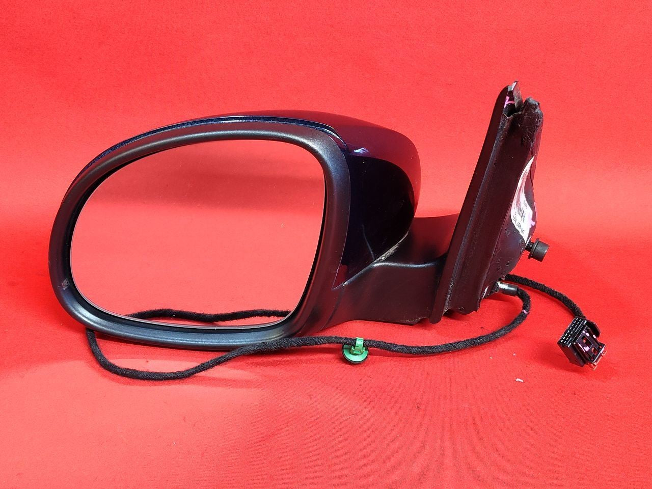 2009-2018 VW Tiguan LEFT DRIVER Door Wing Mirror Heated Z2Z2 Night Blue